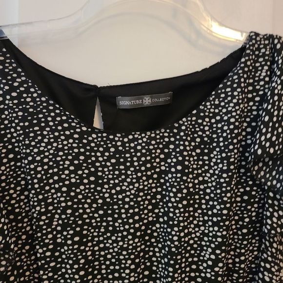 Signature Collection Ruffle Tie Waist Dress - Picture 4 of 10